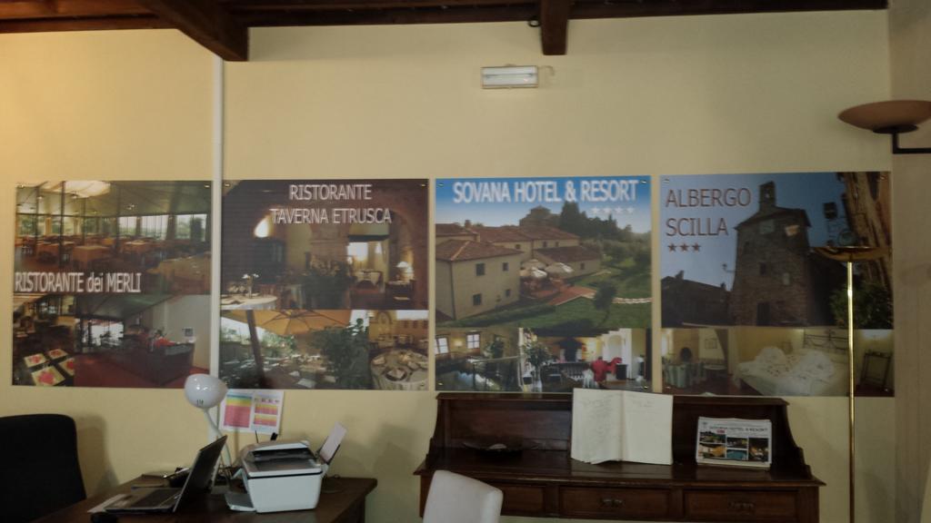 Hotel Scilla Sovana Exteriér fotografie